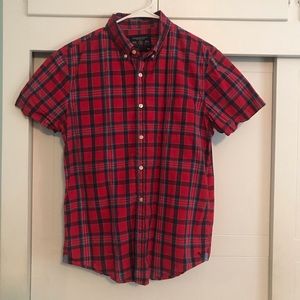 American Eagle Plaid Button Up